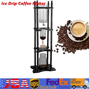 Ice Drip Coffee Maker Cold Brew Drip Tower Iced Coffee Maker Ice Drip Coffee Pot - Picture 1 of 12