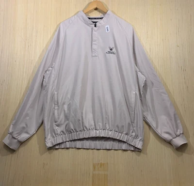 Footjoy Golfing Windbreaker  Adult Large Beige Long Sleeve Men's Pawley's - Image 1 of 4