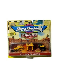 Micro Machines Exploration Earth #1 Lava Blazers From Galoob 1997 NIP - Picture 1 of 2