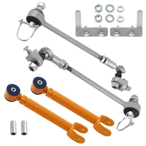 Barra estabilizadora desconexiones rápidas + brazos de control superiores delanteros para 84-01 Jeep Cherokee XJ - Imagen 1 de 12