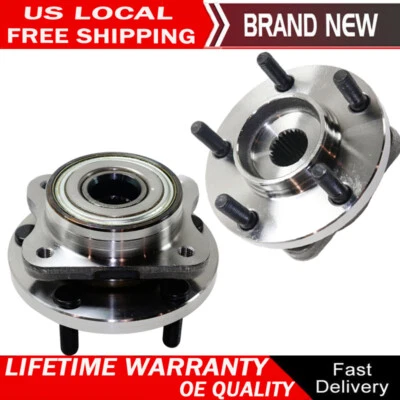 (2) Front Wheel Bearing Hubs for Dodge Caravan Chrysler Town & Country Voyager - Image 1 of 4