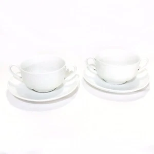 Antique O & E G Oscar and Edgar Gutherz Royal Austria Cream Soup Cup and Saucer - Picture 1 of 6