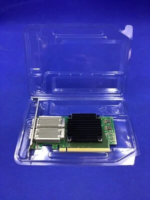 Dell 71C1T ConnectX-5 CX516A EN NIC 100GbE 2Port QSFP28 PCIe4.0x16 0{71C1T} - Image 1 of 4