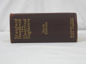 Antique Standard Handbook for Electrical Engineers HC 1933 6th Print - Imagen 1 de 4