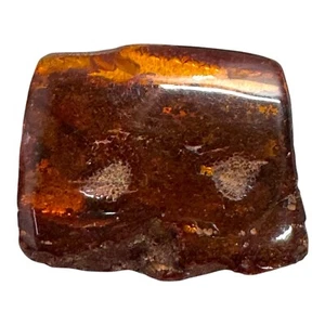 Vintage Handmade Amber Baltic Dark With Inclusions Statement Brooch Pin 23 Grams - Picture 1 of 6
