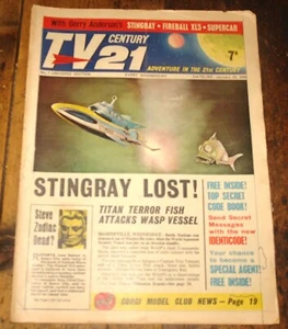 TV CENTURY 21 TV21 COMIC NO. # 1 GERRY ANDERSON THUNDERBIRDS STINGRAY FIREBALL - Picture 1 of 13