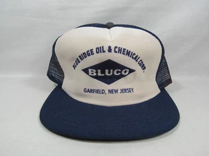 Cappello snapback vintage BLUCO BLUE RIDGE OIL & CHEMICAL CORP. GARFIELD NJ camionista C - Foto 1 di 4