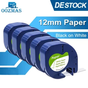 Kompatibles DYMO LetraTag-Etikettenband 91200 91220 White Letra Tag LT-100H - Bild 1 von 14