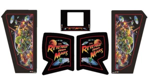 Juego de calcomanías de gabinete máquina de pinball Revenge From Mars - Imagen 1 de 1