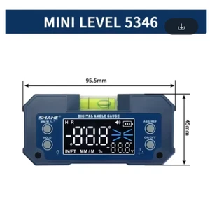 SHAHE Digital Level Inclinometer Dual-axis Electronic Protractor - Picture 1 of 4