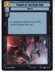 Star Wars Unlimited Card SOR41 - Power of the Dark Side - Picture 1 of 1