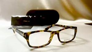 RARE! Tom Ford TF 5239 055 54mm Tortoiseshell Eyeglasses Frame Italy New - Picture 1 of 4