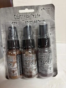 Sprays de óxido de socorro Ranger Tim Holtz 1 paquete/3 botellas de colección foto y nogal +1 - Imagen 1 de 6
