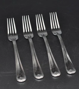(Lot of 4) Gorham 18/8 Stainless Dinner Forks Winfield - Picture 1 of 3