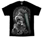 Noche Triste Azteca Warrior Aztec Mexico Chicano Art David Gonzales T Shirt