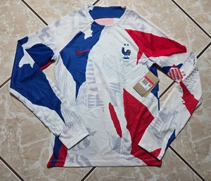 NWT Nike France 2022-23 Pre Match Training Long Sleeve Jersey Youth Large Kids - Picture 1 of 11