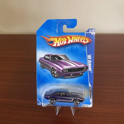 2009 Hot Wheels Muscle Mania 69 Camaro Purple #1/10 077/190 - Image 1 of 4