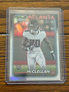 Jase McClennan 2024 Topps Chrome Refractor Rookie Rc #281 Atlanta Falcons - Picture 1 of 2