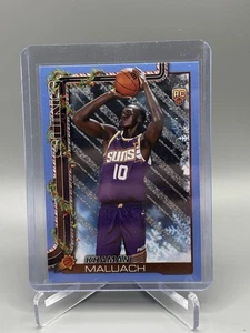 2025-26 Topps Holiday Khaman Maluach Light Blue And White Glitter H170 Suns RC - Bild 1 von 2