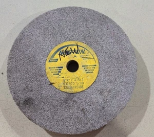 Norton 8 Zoll x 1 Zoll x 3/4 Zoll 32A36 M5VBE Oxid Schleifscheibe New Old Stock - Bild 1 von 4