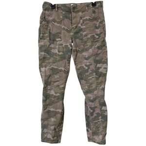 Anthropologie Damen Gr. 31 Camouflage Hose Skinny Fit Ankle Jeans - Bild 1 von 9