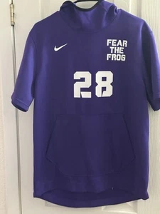 Nike Men's Medium TCU On-Field Short Sleeve Hoodie CQ5331-050 - Picture 1 of 3