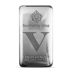 Barra de plata Scottsdale Imperium Collection V de preventa de 5 oz - Imagen 1 de 3