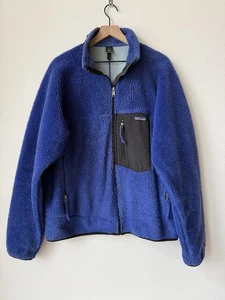Chaqueta De Colección Años 90 Patagonia Retro X Deep Pile Polar HECHA EN EE. UU. Azul XL Otoño 1998 - Imagen 1 de 3