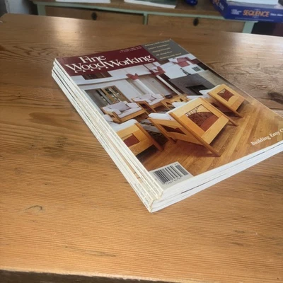 Fine Woodworking Magazine 1989 full year, 6 issues 74 to 79 Taunton Press vtg Foto 1 de 4
