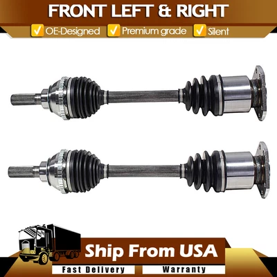 2X Front CV Drive Axle Shaft for 1992-2004 2006 Am General Hummer H1 Foto 1 de 4