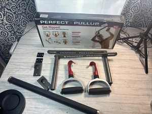 Barra de fitness perfecta para gimnasio en casa con asas giratorias - entrenamiento de fuerza - Imagen 1 de 6