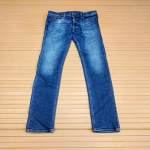 Diesel Jeans W34 (W31) L30 Tepphar Slim Stretch 087AT Demin Distressed Button - Picture 1 of 14