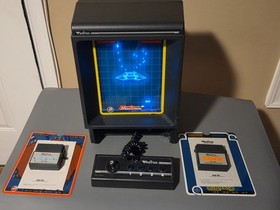 Retro GCE Vectrex Arcade System Game Console Box w/ Games & Overlays - Works