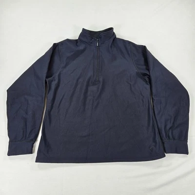 Sudadera Title Nine 1/4 Cremallera Forrada de Vellón Manga Larga Negra Talla Grande Foto 1 de 4