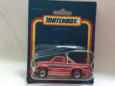 MATCHBOX Mb-50 DODGE DAKOTA - HTF ON CARD - Image 1 of 2