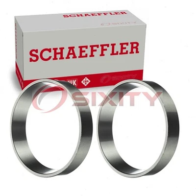 2 pc Schaeffler Rear Inner Wheel Bearing Races for 1973-1974 Chevrolet K30 pi Foto 1 de 4