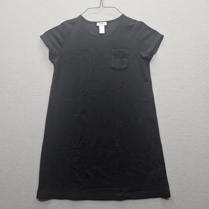 Forever 21 Mädchen Größe 9/10 schwarz Kurzarm Tasche T-Shirt Kleid - Bild 1 von 8
