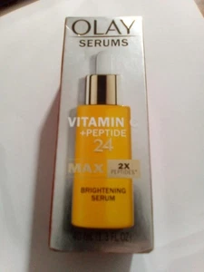 Olay Vitamin C + Peptid 24 Max 2X Aufhellendes Serum 1,3 flüssige Unzen - Bild 1 von 1