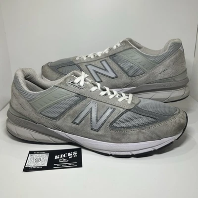 New Balance 990v5 Grey Castlerock - Size 14 - (M990GL5) - Image 1 of 4