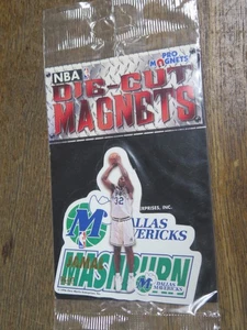 1996 NBA DIE-CUT MAGNETS ~  JAMAL MASHBURN DALLAS MAVERICKS~ NEW SEALED - Picture 1 of 7