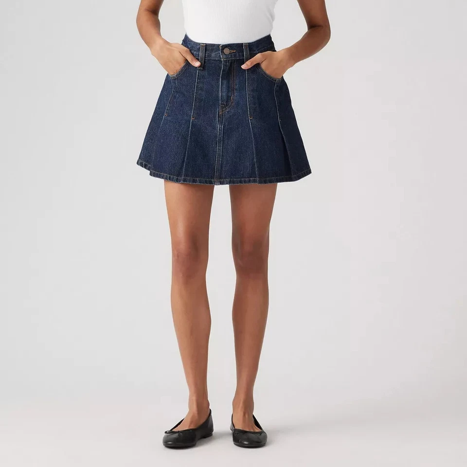 Levi's Women's Pleated Mini Skirt - Image 1 of 1