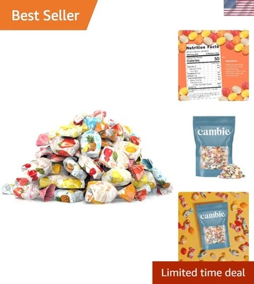 Individually Wrapped Assorted Fruit Candy - Soft Center, 4lbs Bulk Treat - Image 1 of 4