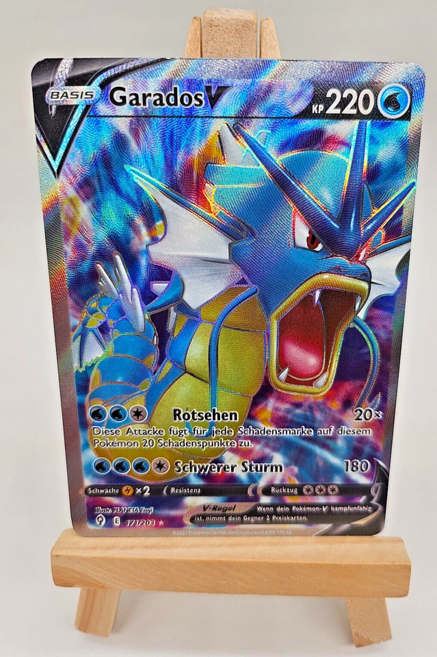 Pokemon Karte: Garados V 171/203 Drachenwandel | Full Art | Near Mint Deutsch - Bild 1 von 1