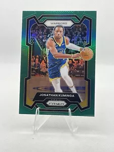 Panini Prizm 2023 Jonathan Kuminga #48 Green Prizm - Foto 1 di 2