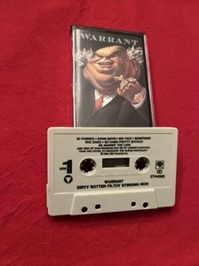 WARRANT Dirty Rotten Filthy Stinking Rich Cassette Tape 1989 CBS Records - Picture 1 of 1
