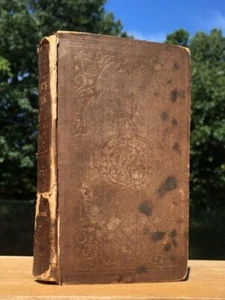 1849 Antique VICTORIAN Novel JAMES FENIMORE COOPER The Redskins 2 VOLUMES IN 1 - Picture 1 of 9