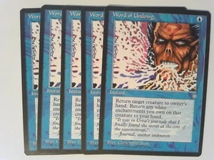 5 Word of Undoing Ice Age - Magic the Gathering MTG Blue - Picture 1 of 2