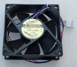 80mm 8cm PWM CPU Cooling Fan AD0812MB-A7BGL New for ADDA 8025 Double Ball DC 12V - Picture 1 of 2