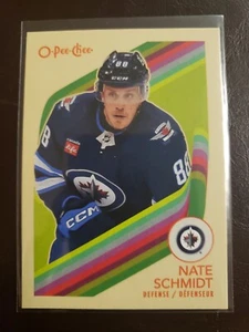 2023-24 Nate Schmidt Retro O-Pee-Chee Hockey Upper Deck Winnipeg Jets - Picture 1 of 2