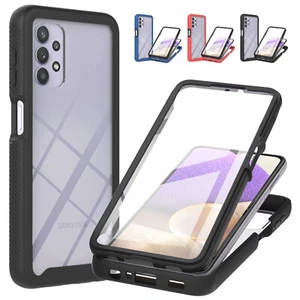 Funda híbrida transparente protectora de pantalla incorporada para Samsung Galaxy A14 A13 A53 A12 - Imagen 1 de 25